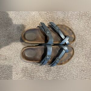 Size 37 Navy Birkenstocks
